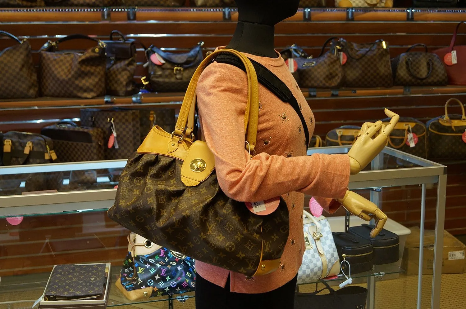 LOUIS VUITTON Monogram Boetie MM Shoulder Handbag - Sale