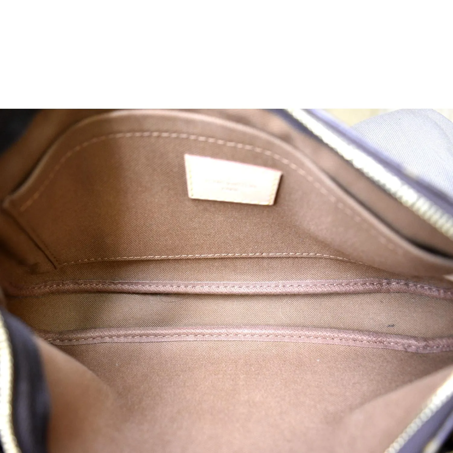 LOUIS VUITTON Multi Pochette Accessoires Monogram Canvas Shoulder Bag Khaki
