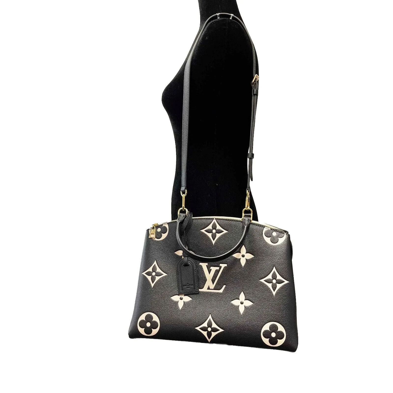 Louis Vuitton - NEW Grand Palais Large Bicolor Monogram Top Handle w/ Strap