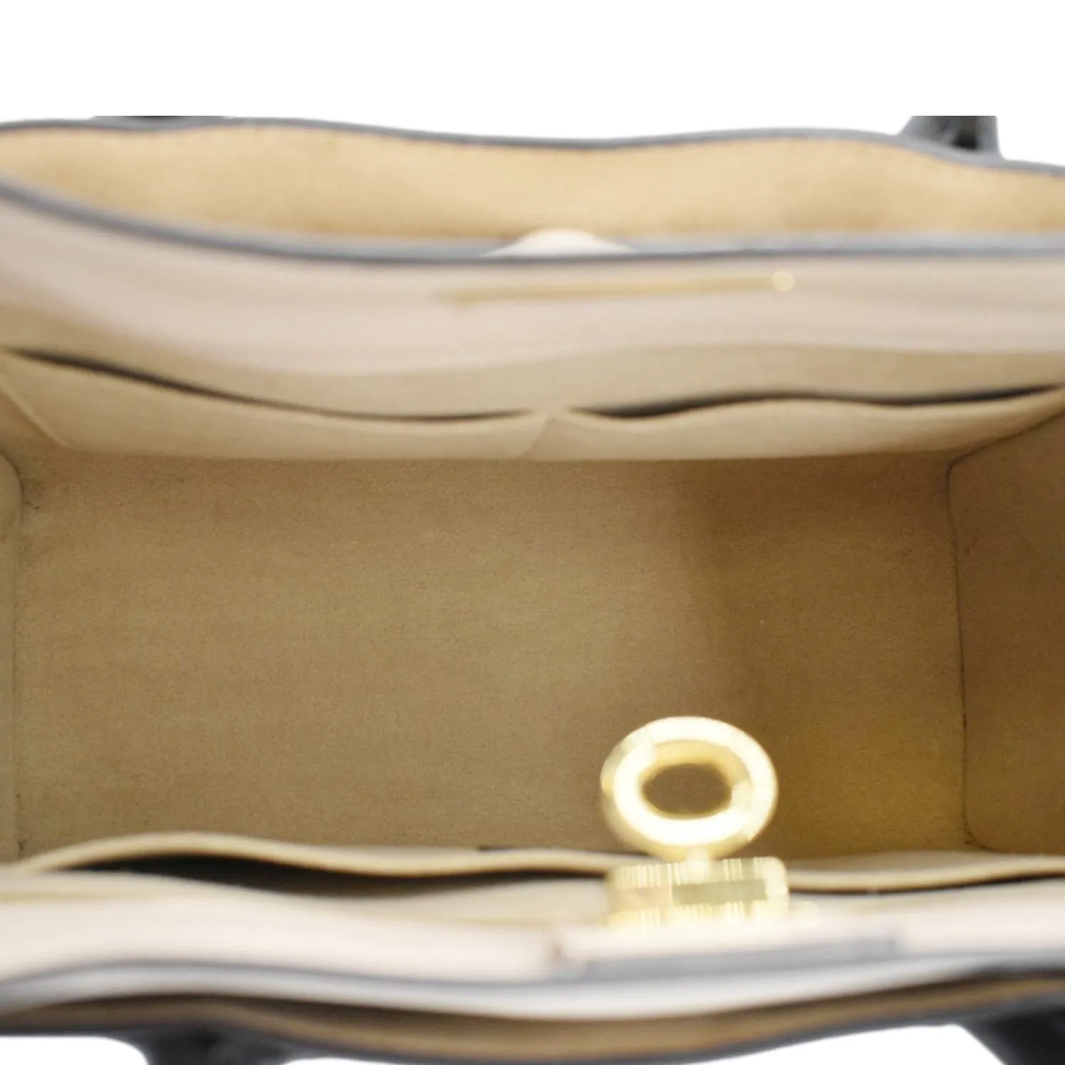 LOUIS VUITTON On My Side MM Monogram Canvas Shoulder Bag Cream