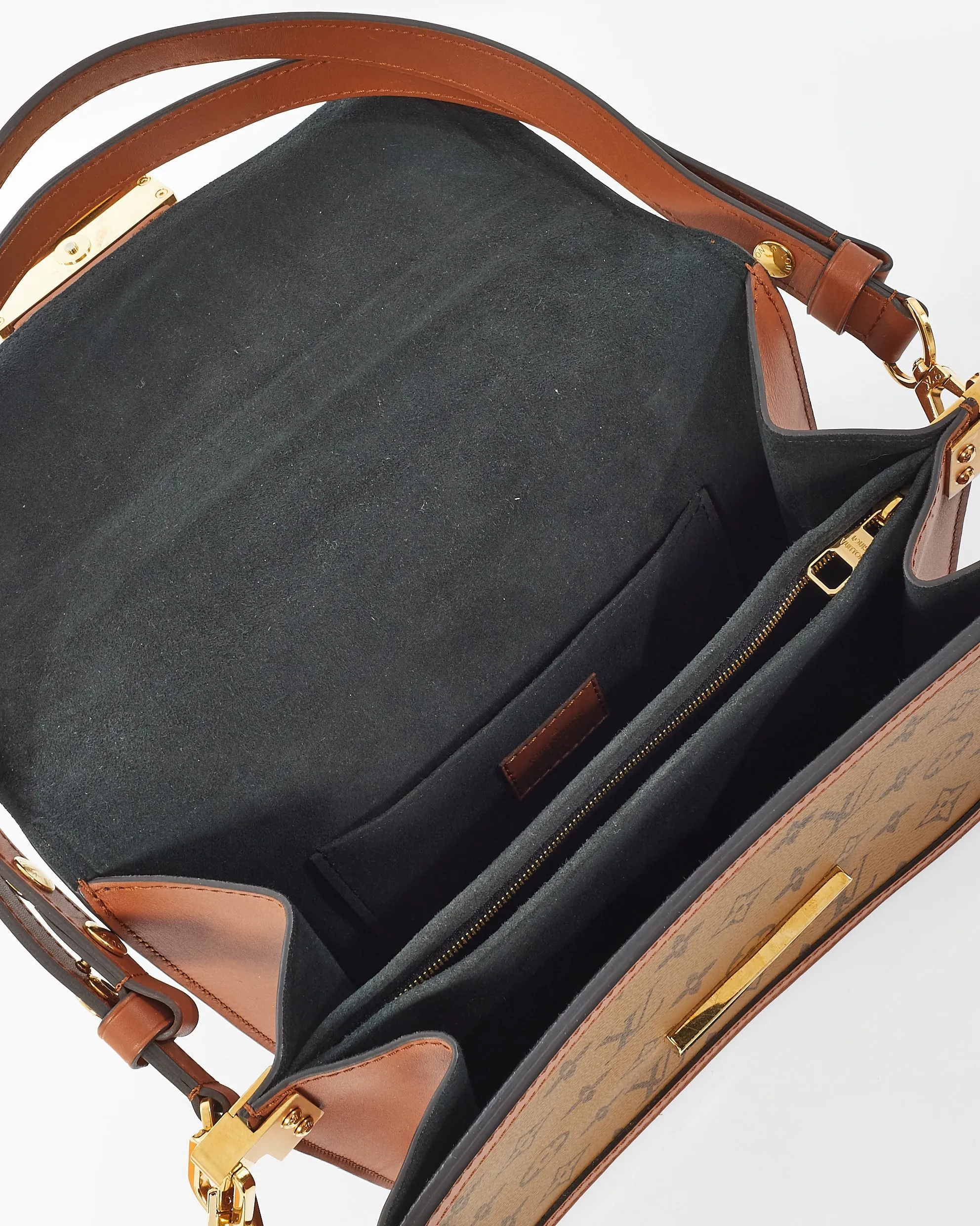 Louis Vuitton Reverse Monogram Canvas Dauphine MM Shoulder Bag