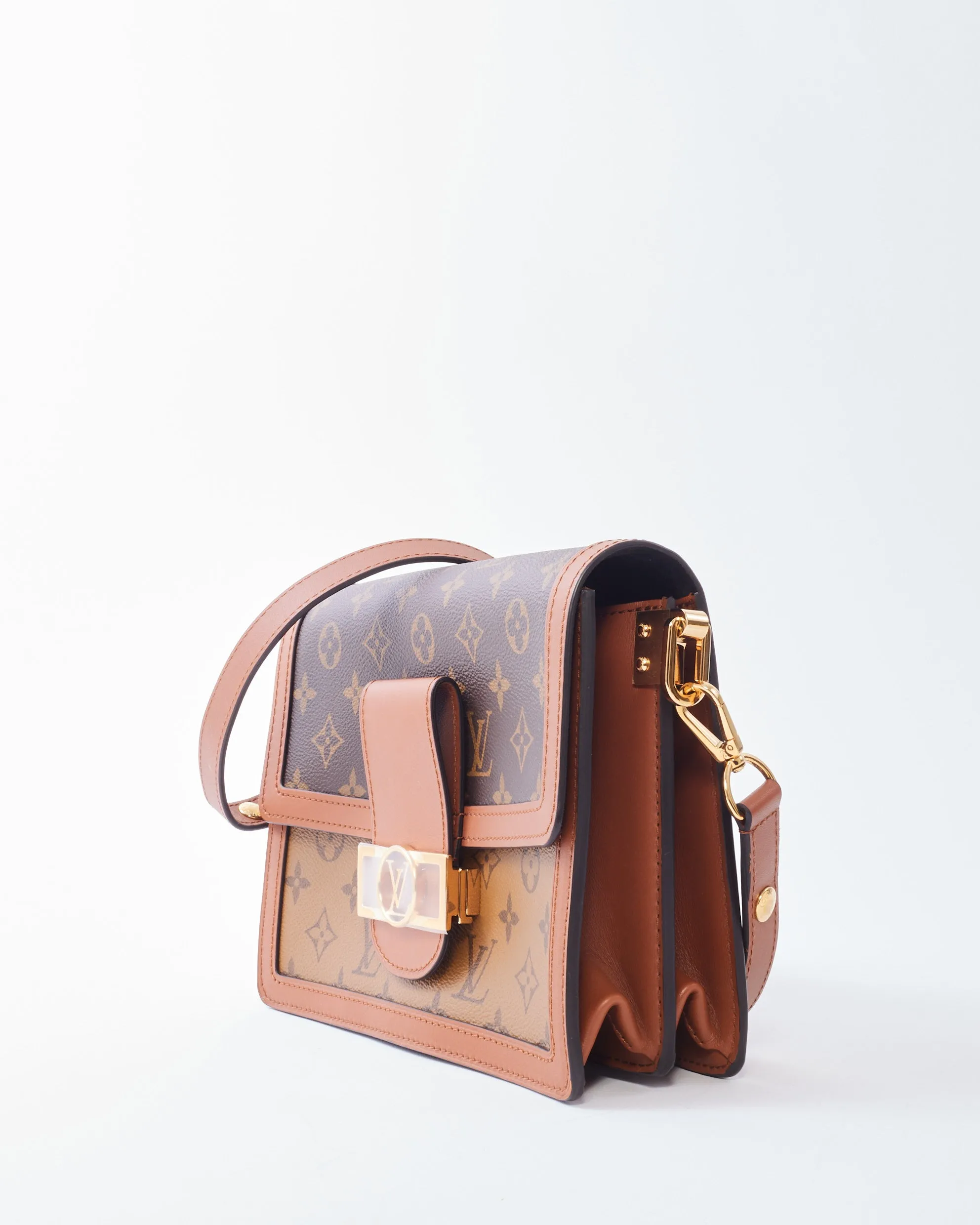 Louis Vuitton Reverse Monogram Canvas Dauphine Shoulder Bag