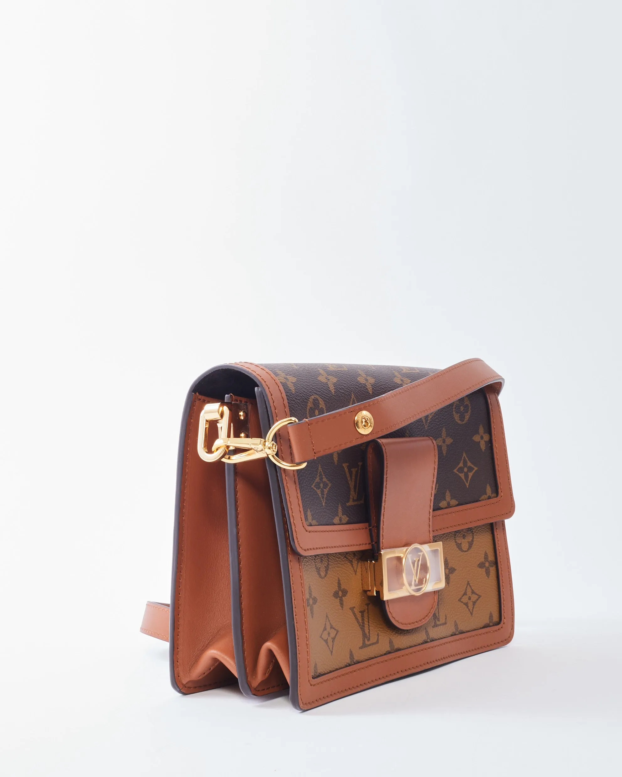 Louis Vuitton Reverse Monogram Canvas Dauphine Shoulder Bag