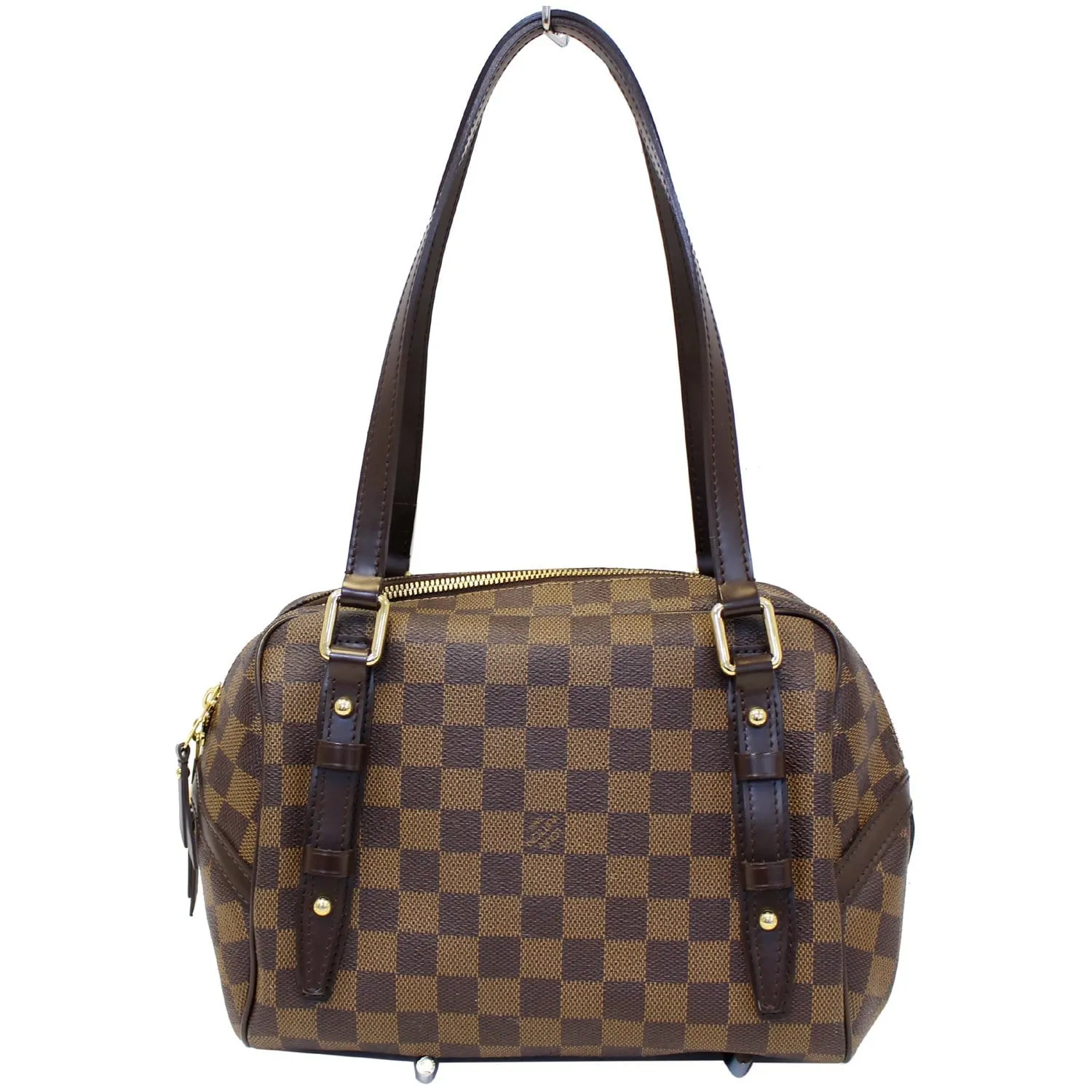 LOUIS VUITTON Rivington PM Damier Ebene Shoulder Bag Brown