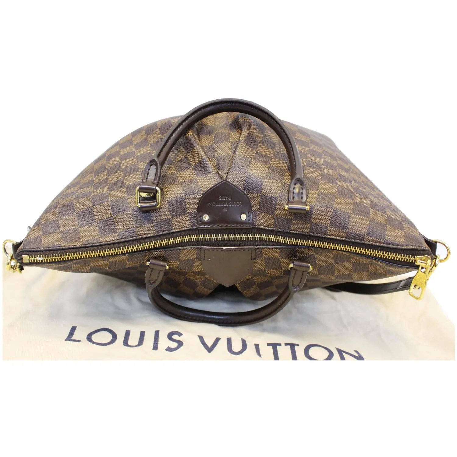 LOUIS VUITTON Siena GM Damier Ebene Shoulder Bag Brown