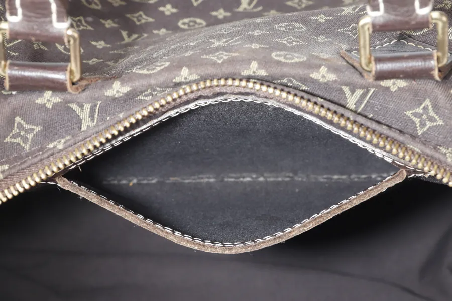 LOUIS VUITTON SPEEDY 30 (M95224) BROWN MINI LIN GOLD HARDWARE WITH DUST COVER