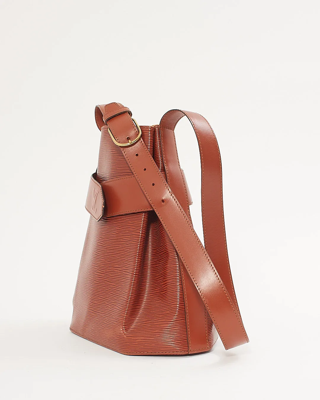 Louis Vuitton Tan Leather Sac Epaule Bag