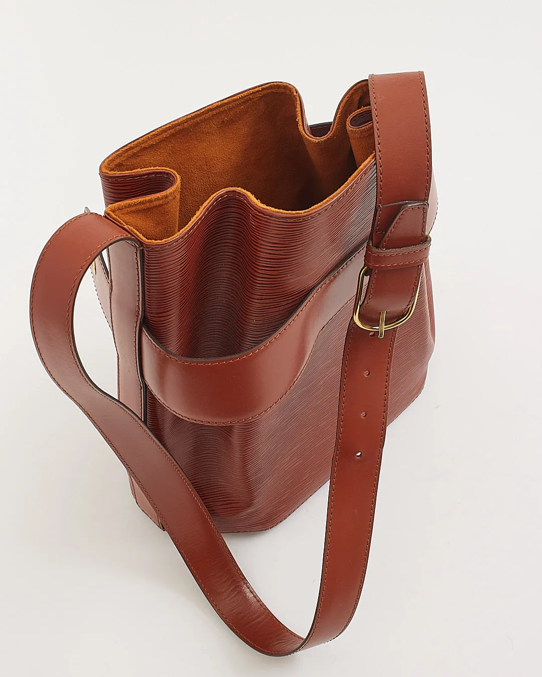 Louis Vuitton Tan Leather Sac Epaule Bag