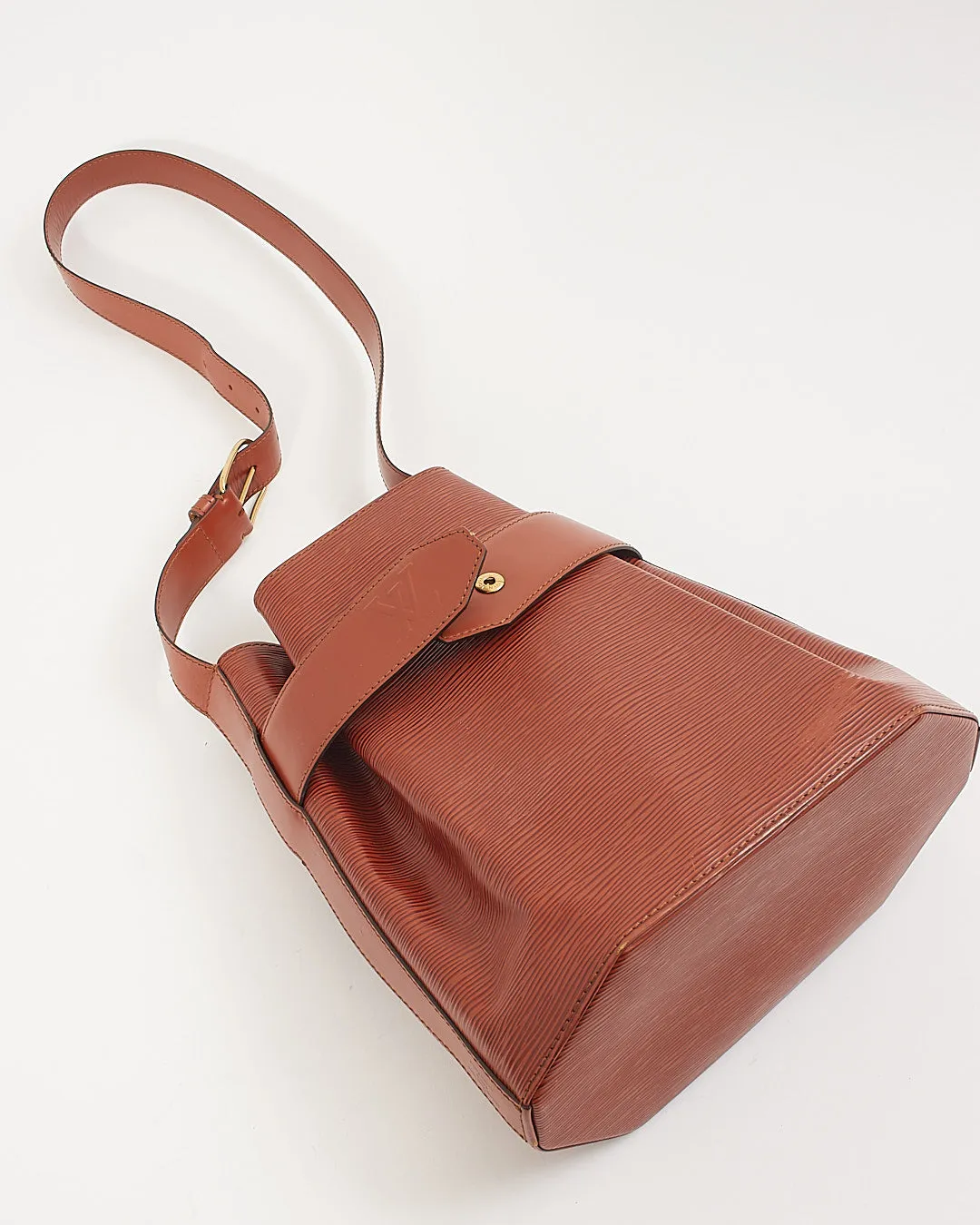 Louis Vuitton Tan Leather Sac Epaule Bag