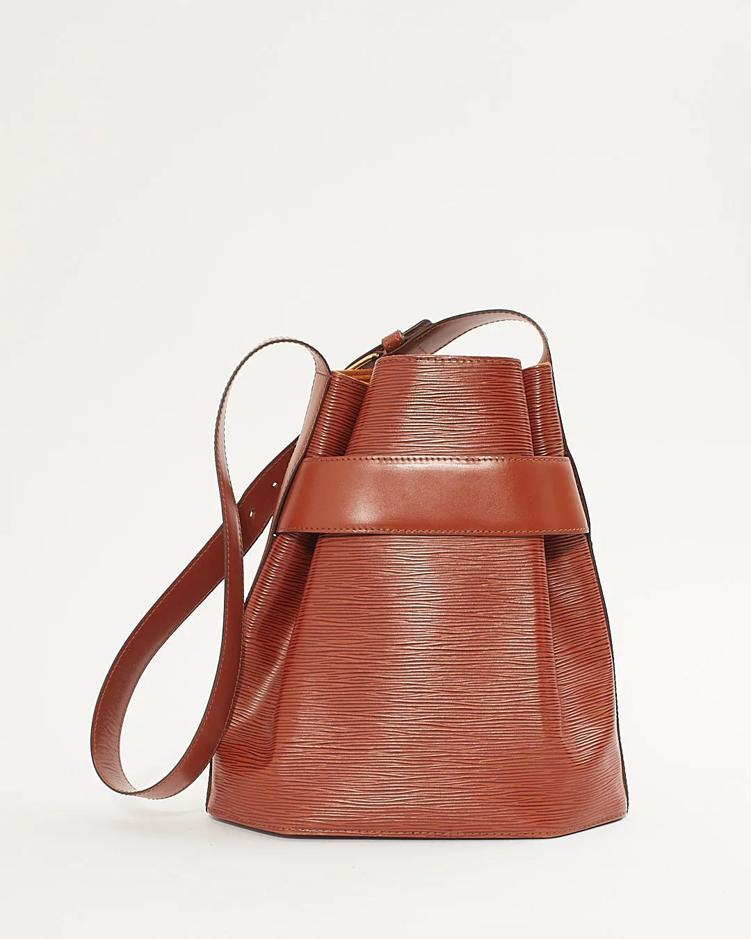 Louis Vuitton Tan Leather Sac Epaule Bag