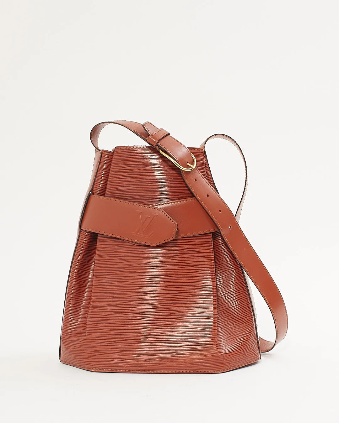 Louis Vuitton Tan Leather Sac Epaule Bag