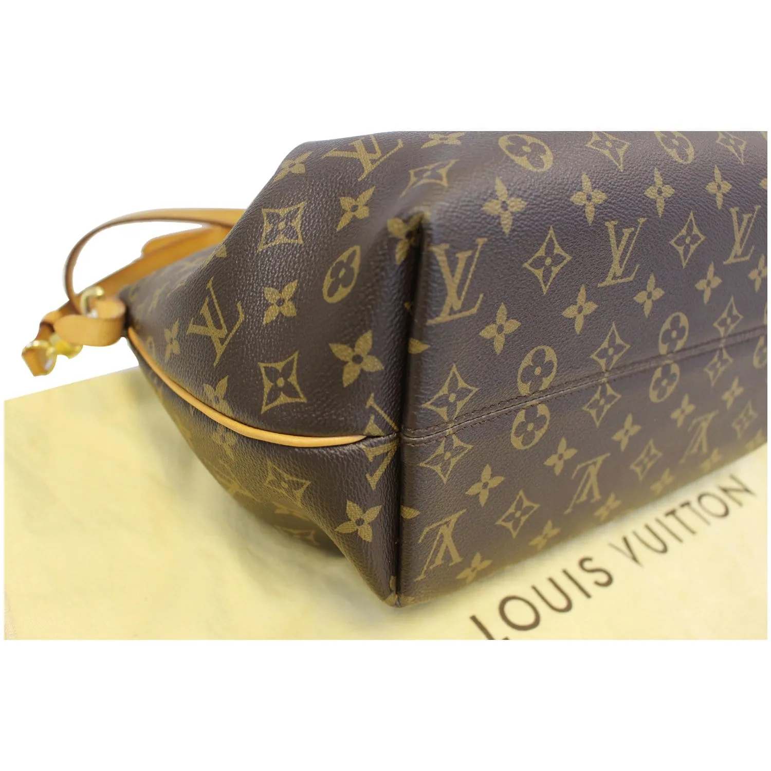 LOUIS VUITTON Turenne MM Monogram Canvas 2 Way Shoulder Bag Brown