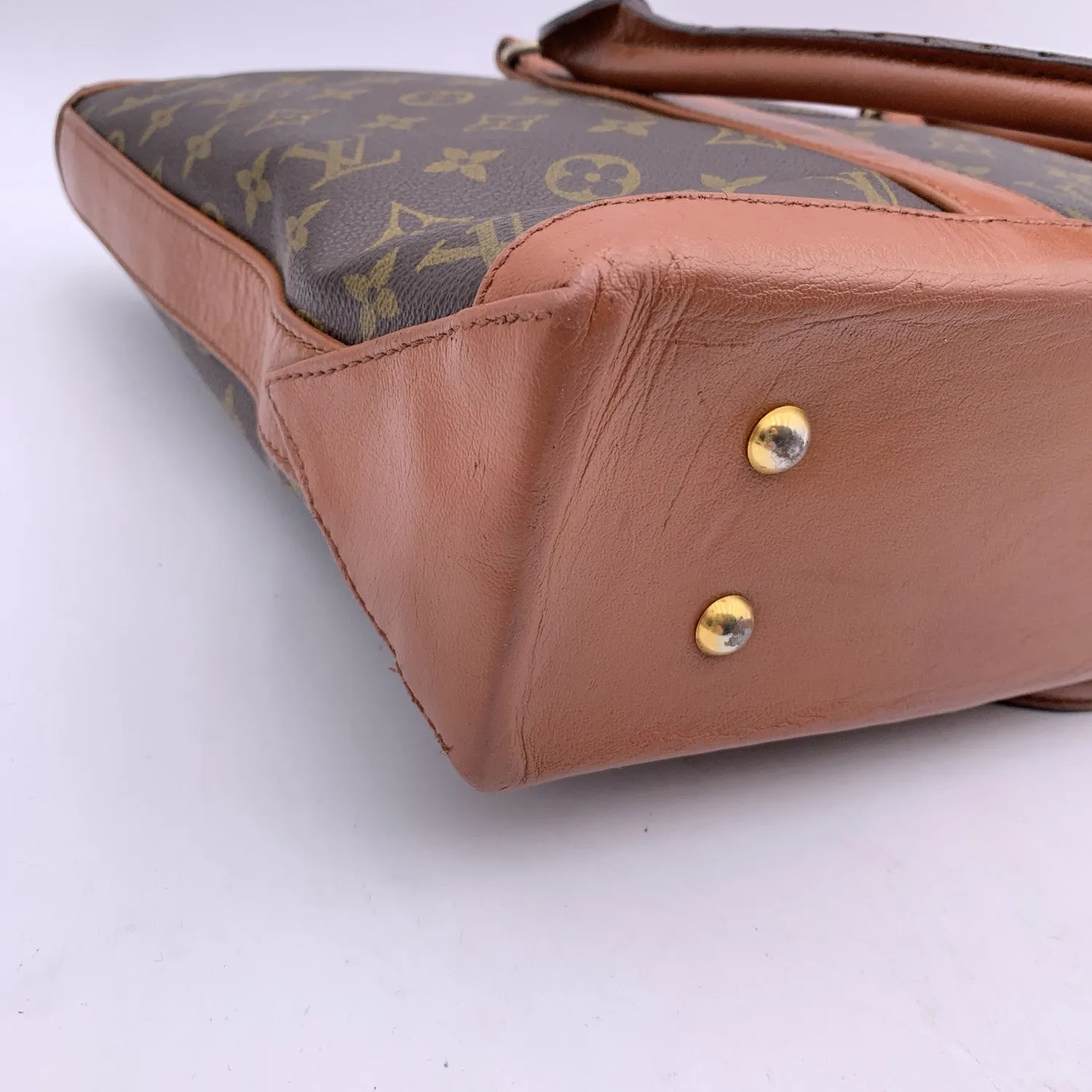LOUIS VUITTON Vintage Monogram Canvas Sac Weekend Tote Bag