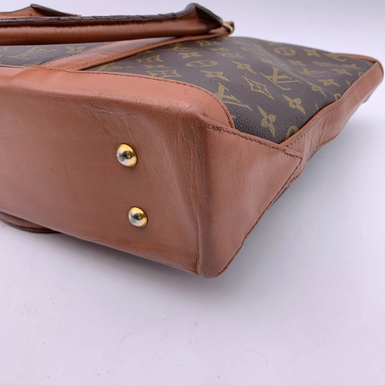 LOUIS VUITTON Vintage Monogram Canvas Sac Weekend Tote Bag