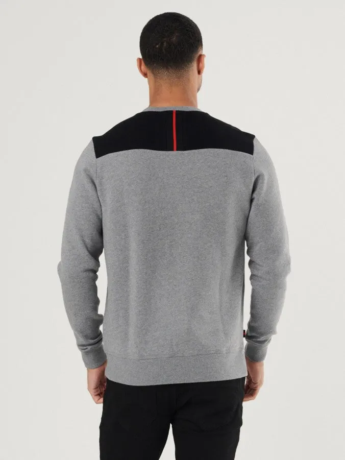 Luke 1977 M650301 Fi Sweatshirt Mid Grey Marl