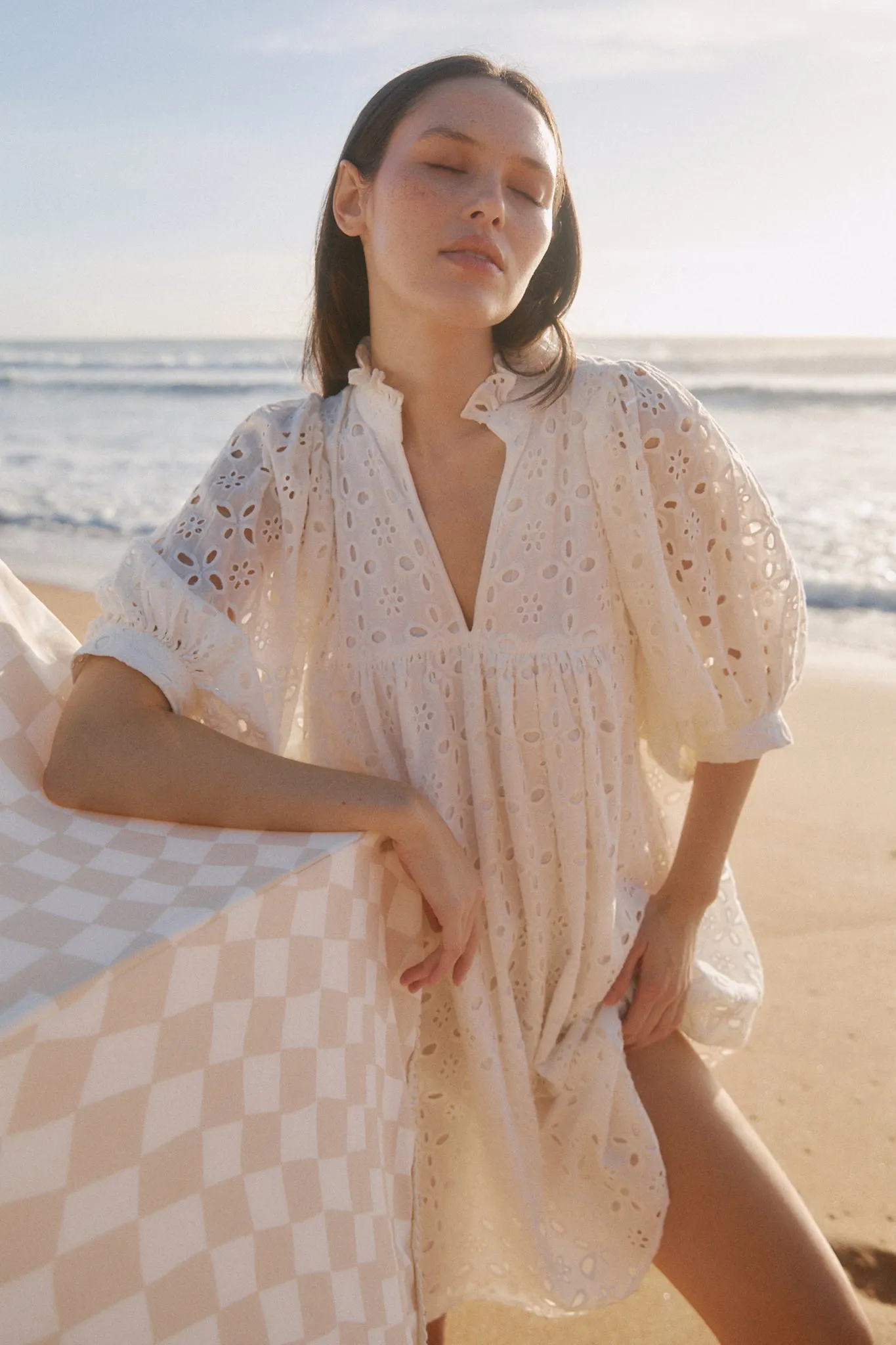 Lulu Cotton Broderie Dress