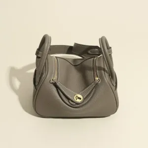 Lychee pattern pillow bag leather handbags