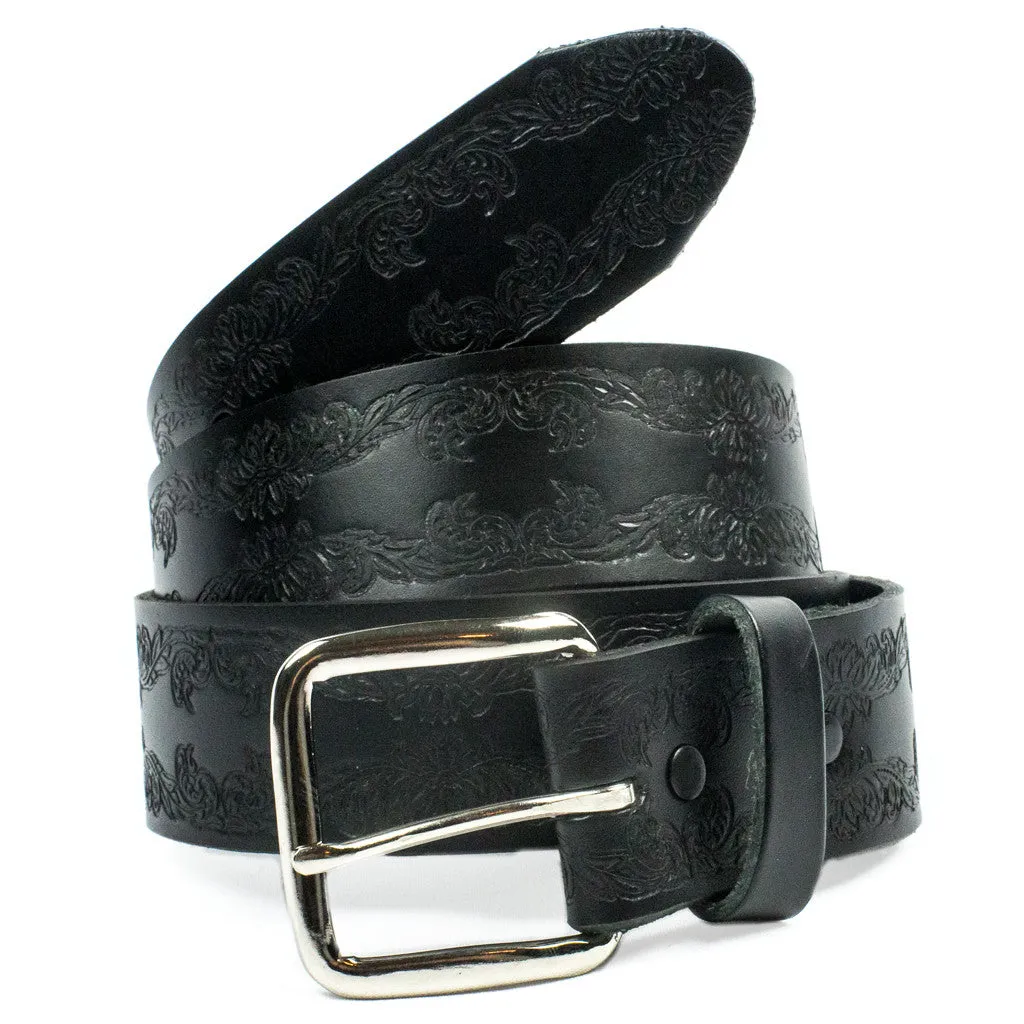 M101   1 1/2" Belt- Scroll
