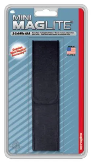 MAG-Lite?? Holsters, Full Flap, For Use With 2-AAA Flashlights, Black, AM3A026