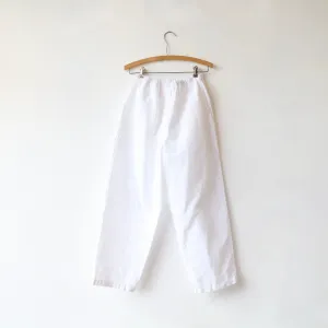Manuelle Guibal Cotton/Linen Worker Pants - Bright White