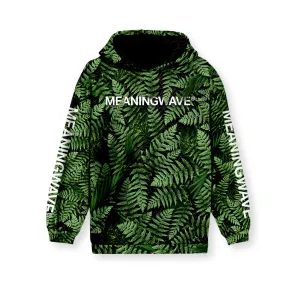 MEANINGWAVE AESTHETIC FERN Kid's Hoodie