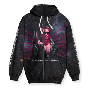 MEANINGWAVE TERMINATOR Men's Zip-Up Hoodie