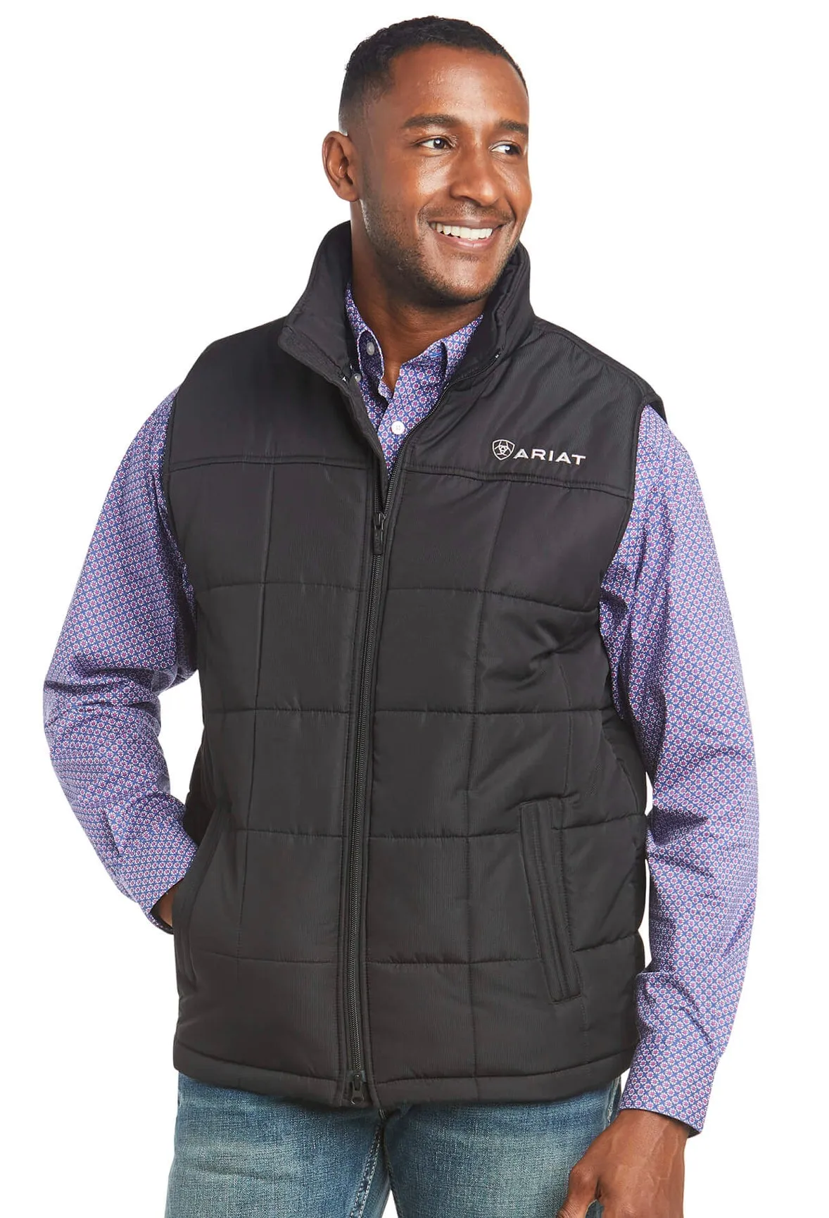 Men’s Ariat Black Crius Insulated Vest 10011523