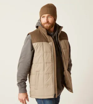 Men’s Ariat Brindle/Brown Cruis Insulated Vest
