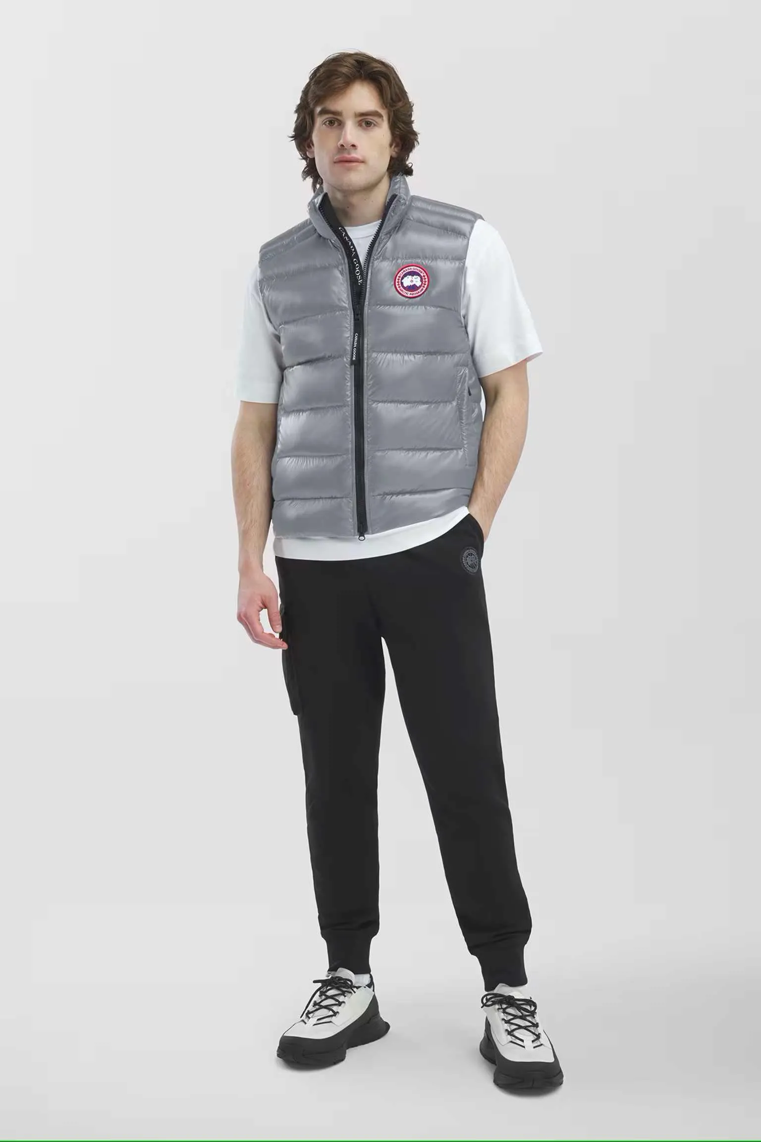 Mens Crofton Down Vest -Boulder Grey-2229M
