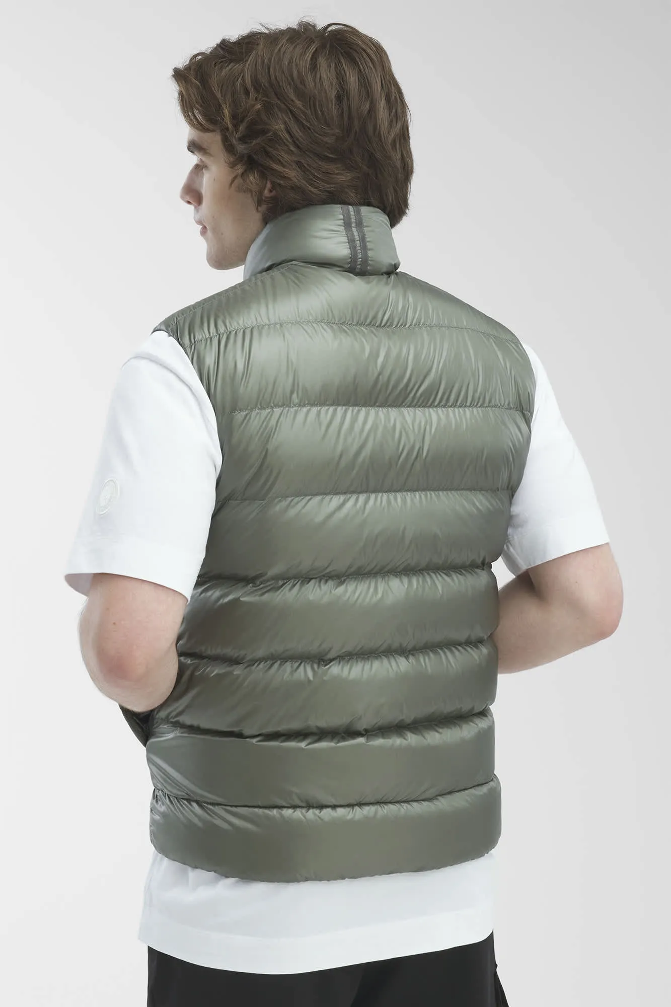 Mens Crofton Down Vest - Sagebrush-2229M