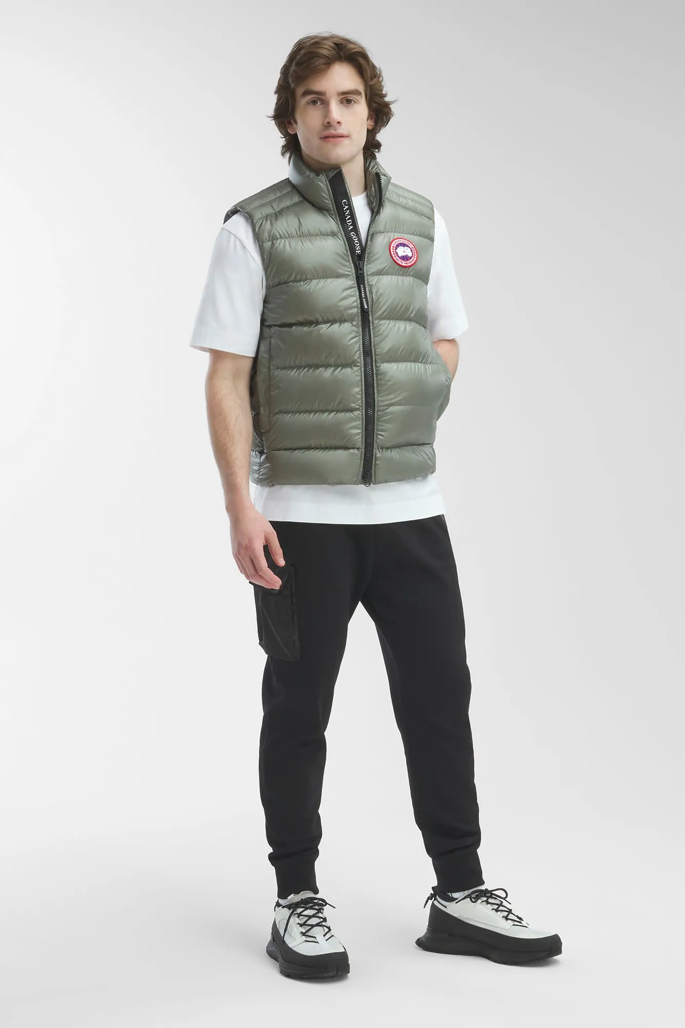 Mens Crofton Down Vest - Sagebrush-2229M