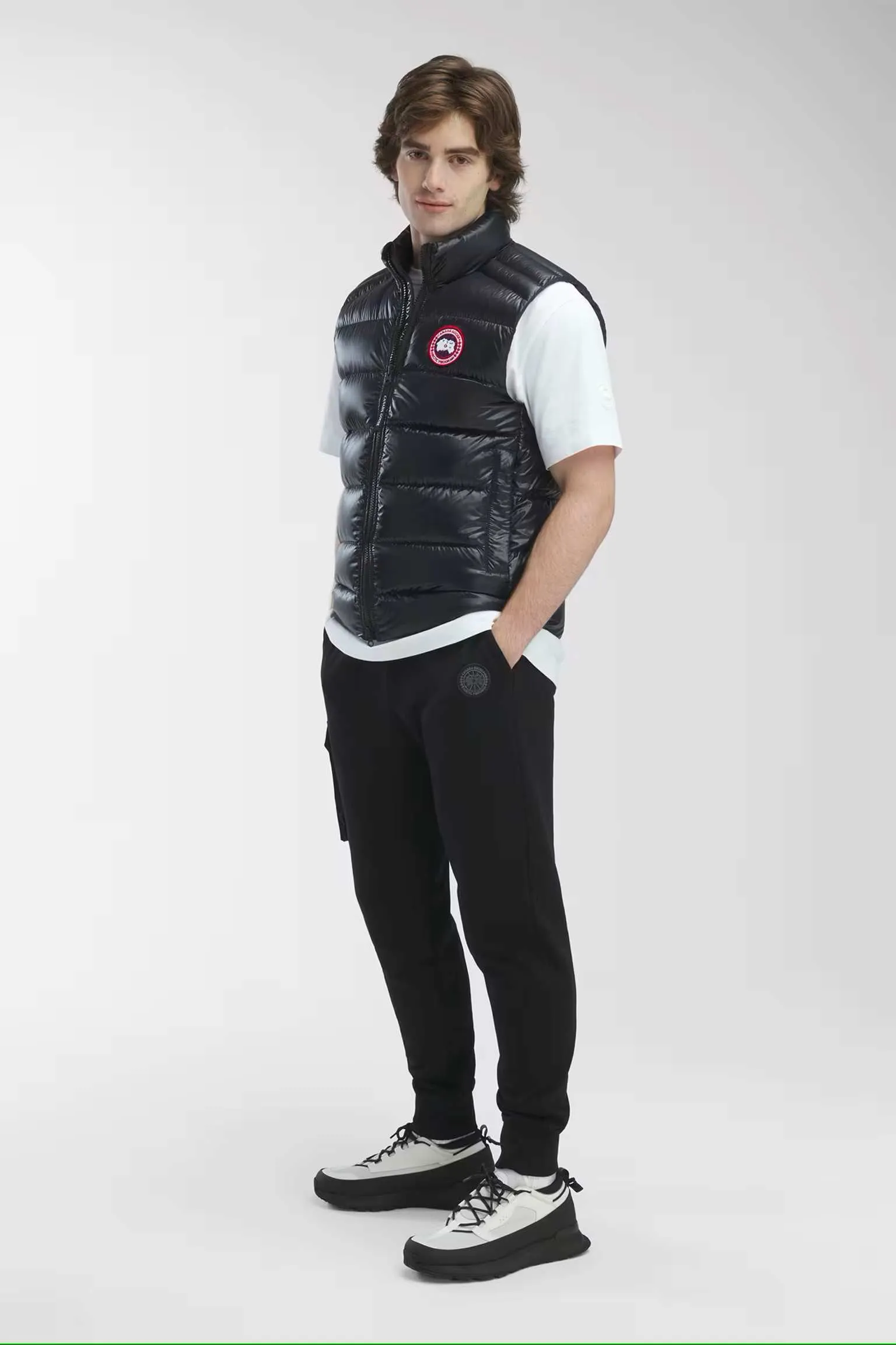 Mens Crofton Vest- Black-2229M