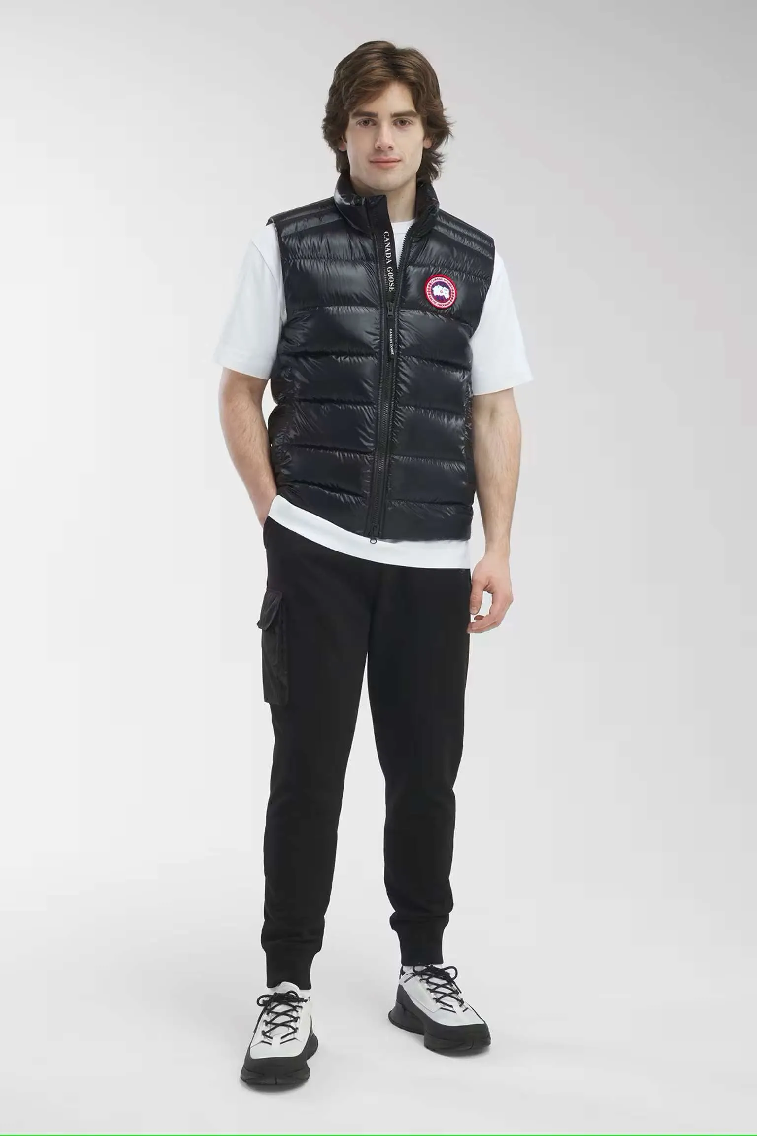 Mens Crofton Vest- Black-2229M