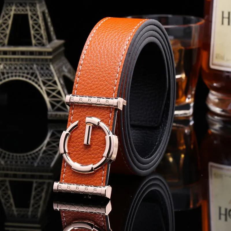 Men's Genuine Leather Buckle Belt