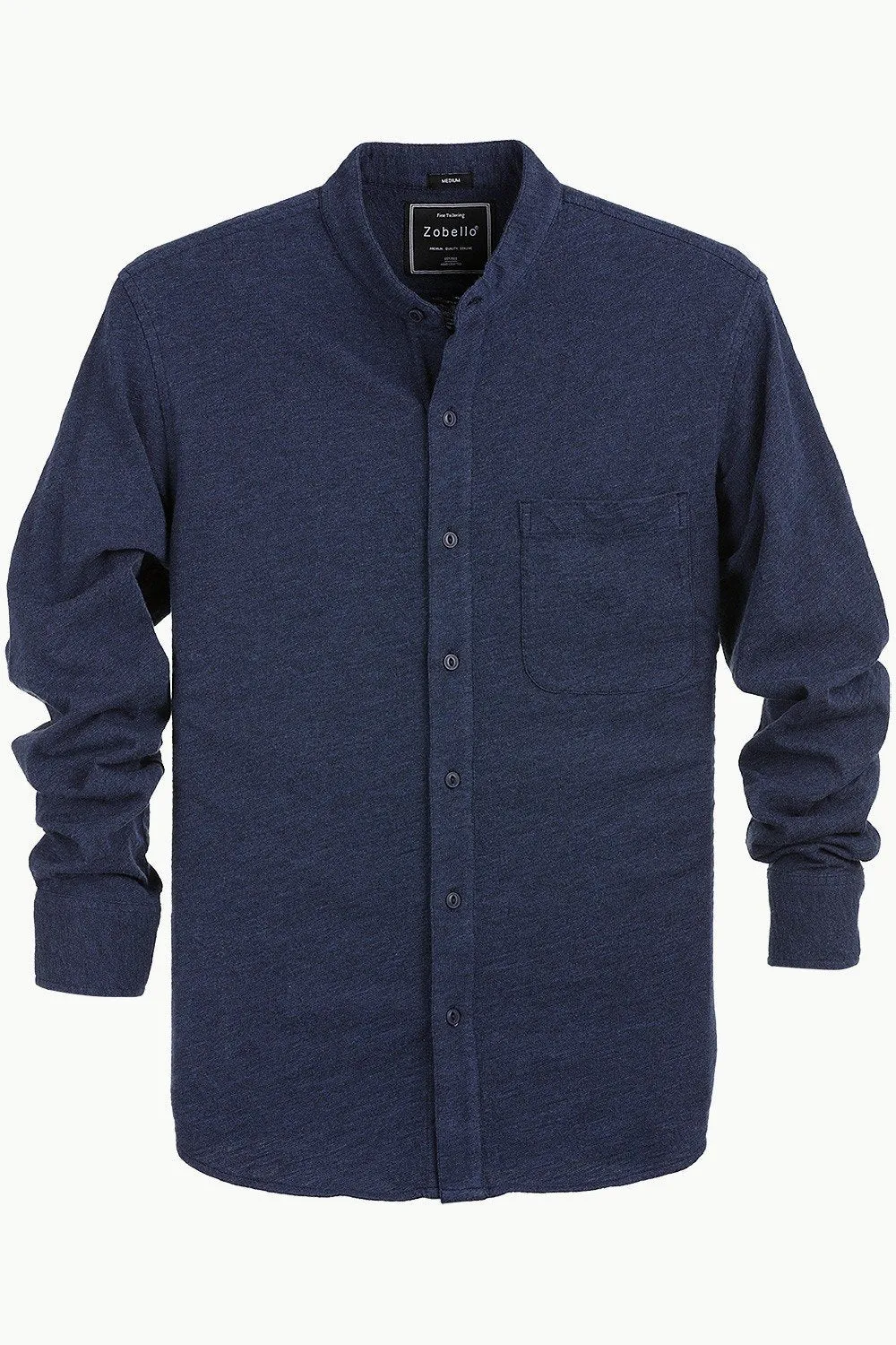 Men's Heather Navy Knit Shirt