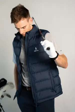 Men's Hybrid Puffer Vest - Navy