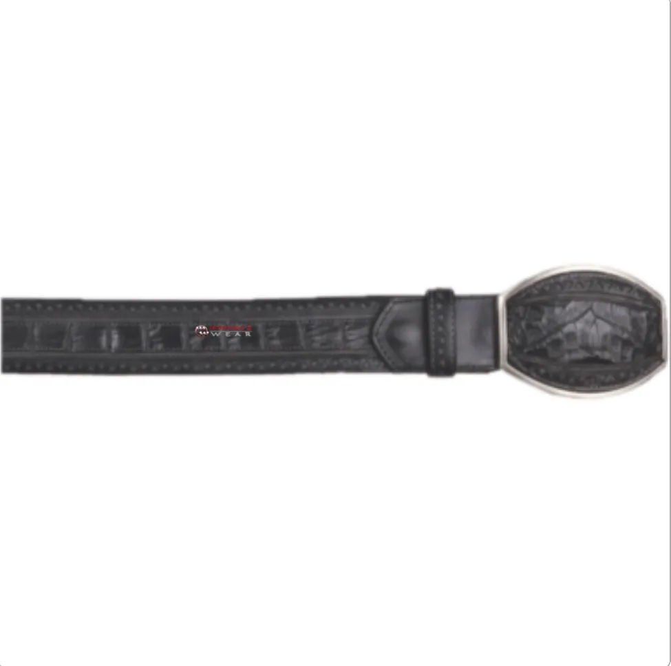 Men’s Los Altos Caiman Belly Laser Design Belt