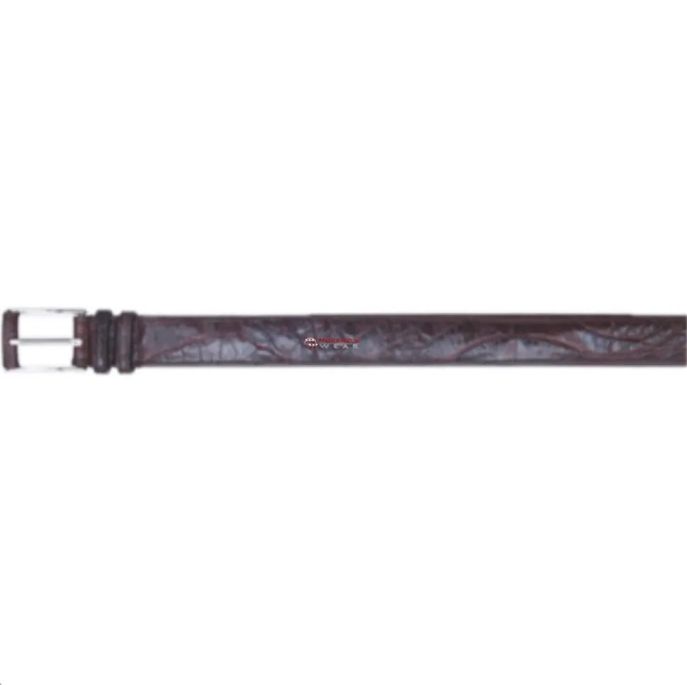Men’s Los Altos Caiman Belly With Goat Dressy Belt