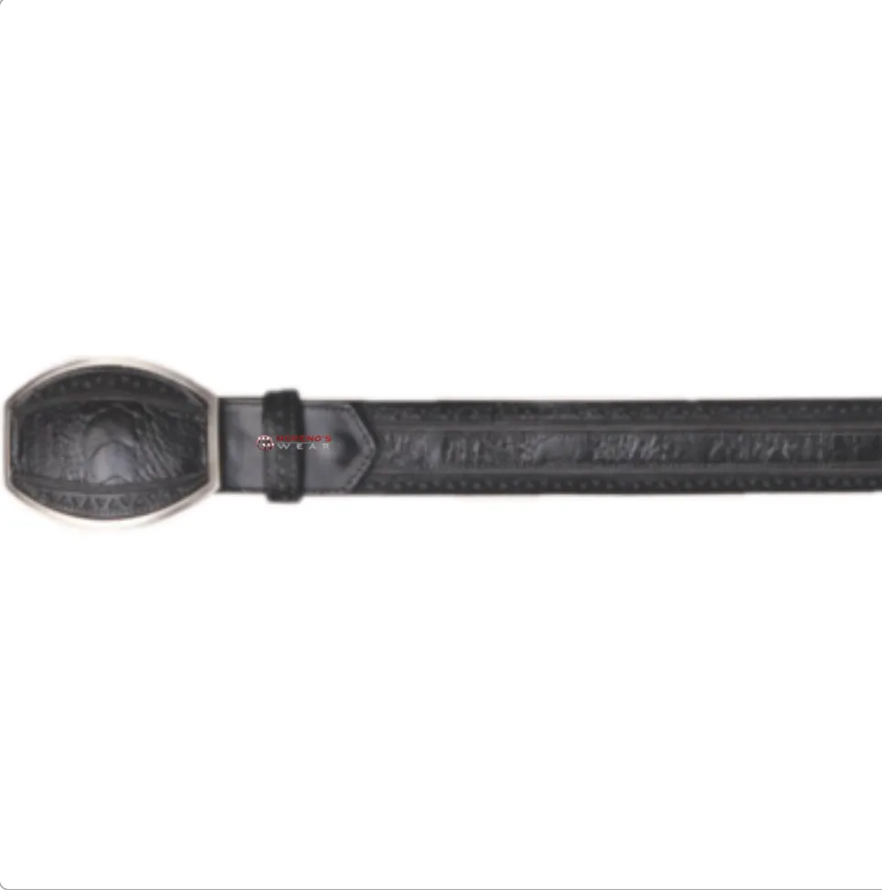 Men’s Los Altos Ostrich Leg Laser Design Belt