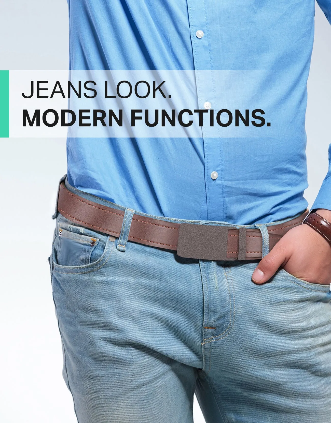Men's Sandpaper Linxx Ratchet Belt