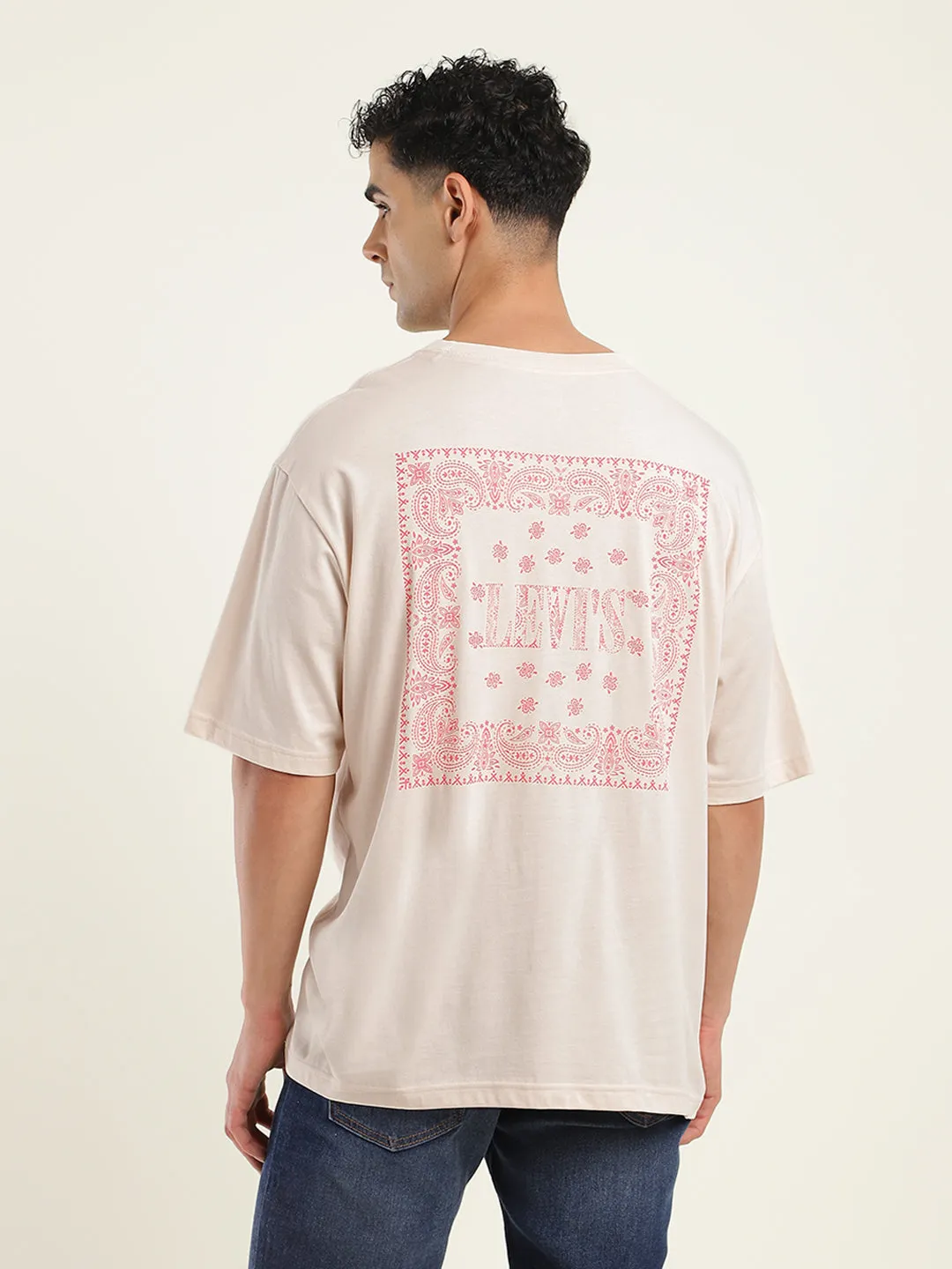 Men's Solid Loose Fit T-Shirt