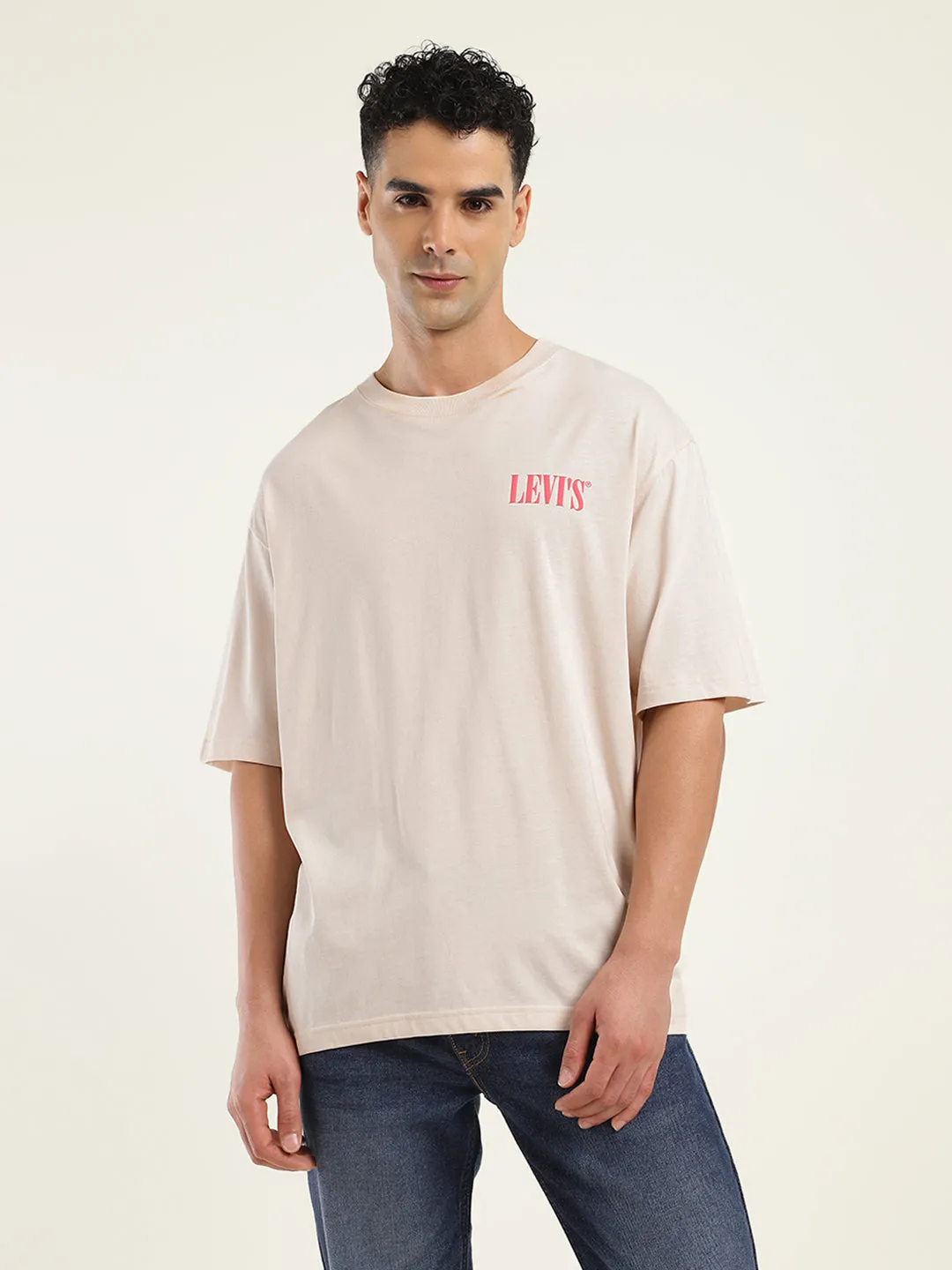 Men's Solid Loose Fit T-Shirt