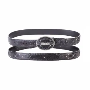 Men's Wild West Stingray Rowstone Finish Belt