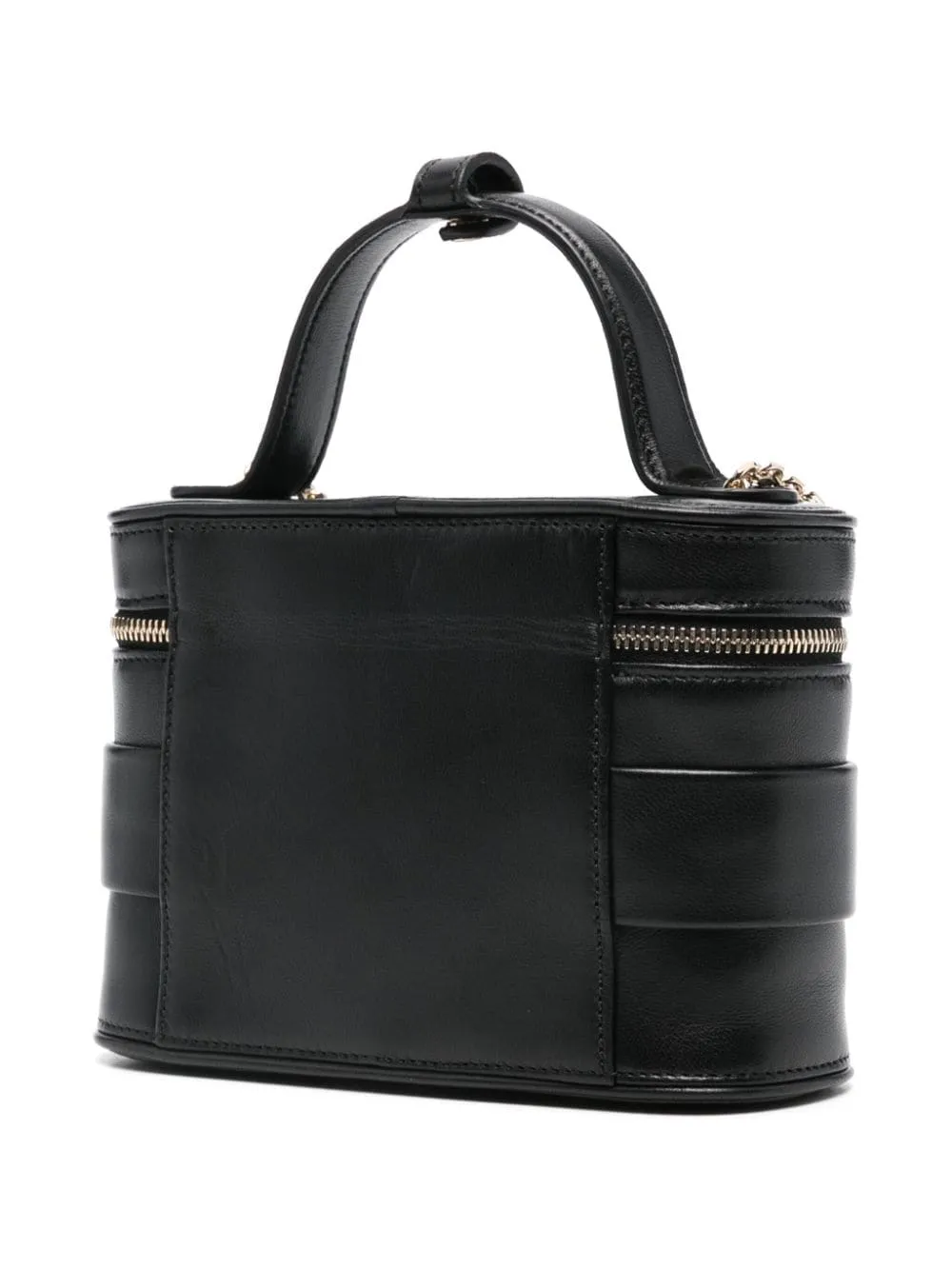 Micro leather vanity case