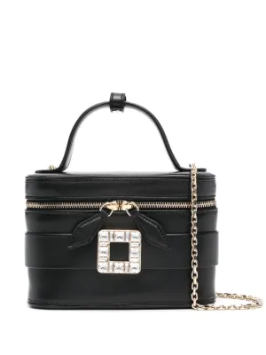 Micro leather vanity case