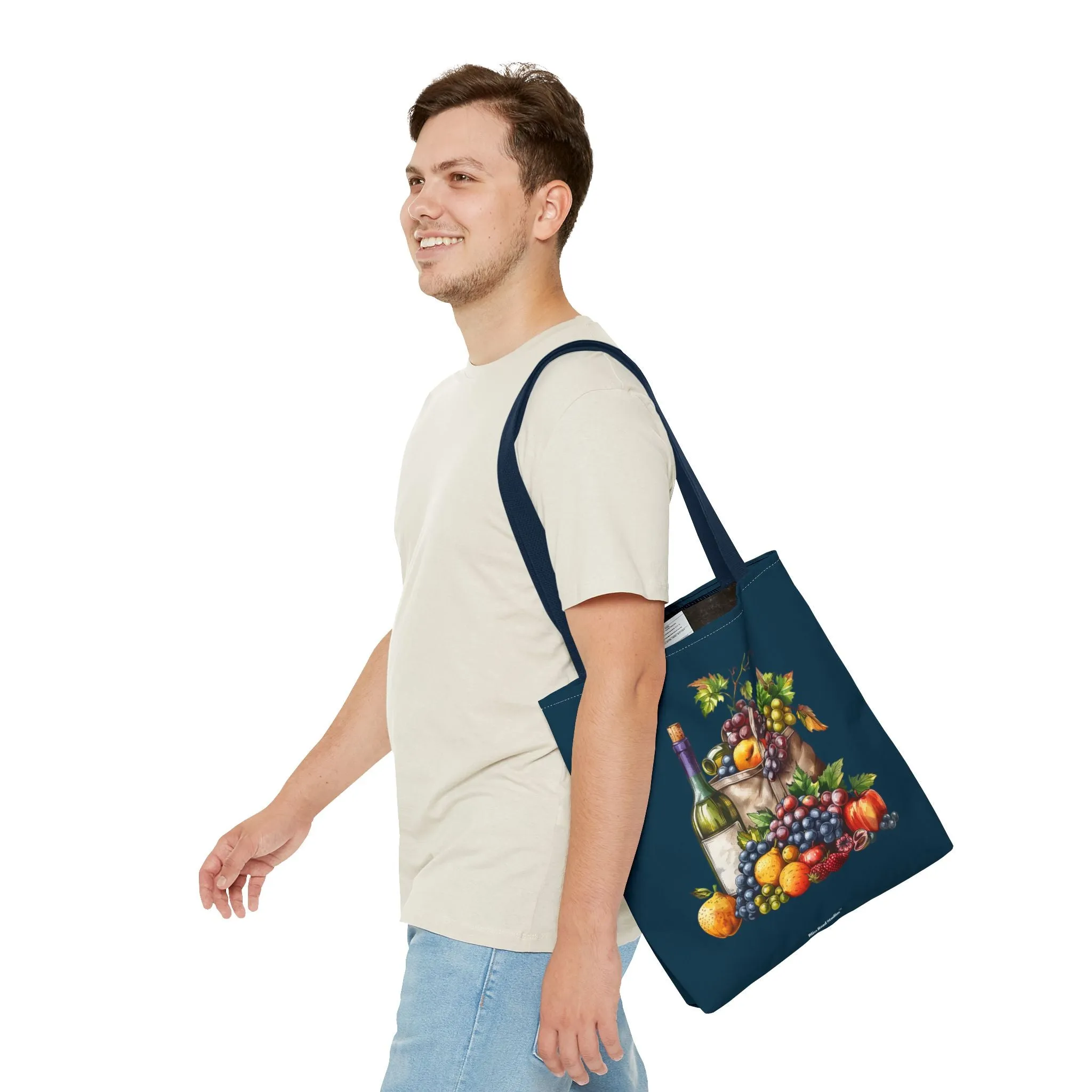 Midnight Harvest Tote Bag - Vineyard Elegance Meets Everyday Utility! Available in 3 sizes.