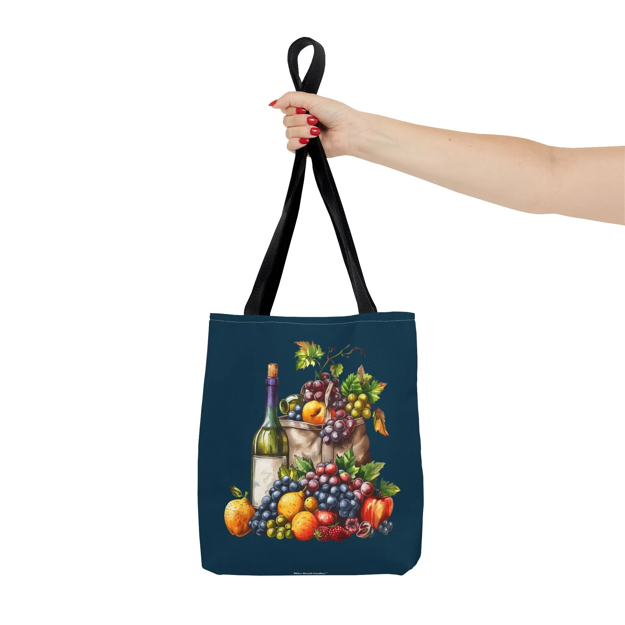 Midnight Harvest Tote Bag - Vineyard Elegance Meets Everyday Utility! Available in 3 sizes.