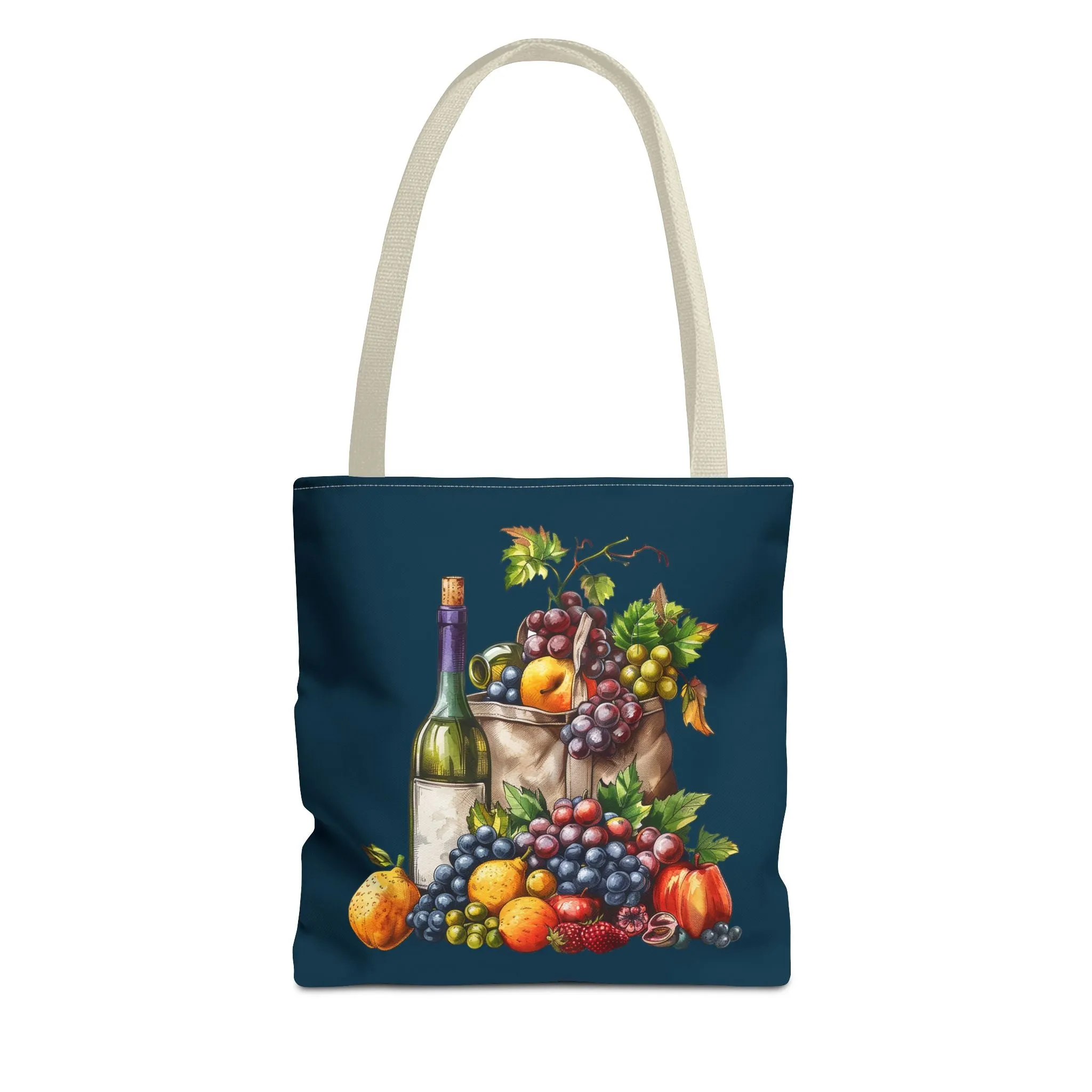Midnight Harvest Tote Bag - Vineyard Elegance Meets Everyday Utility! Available in 3 sizes.