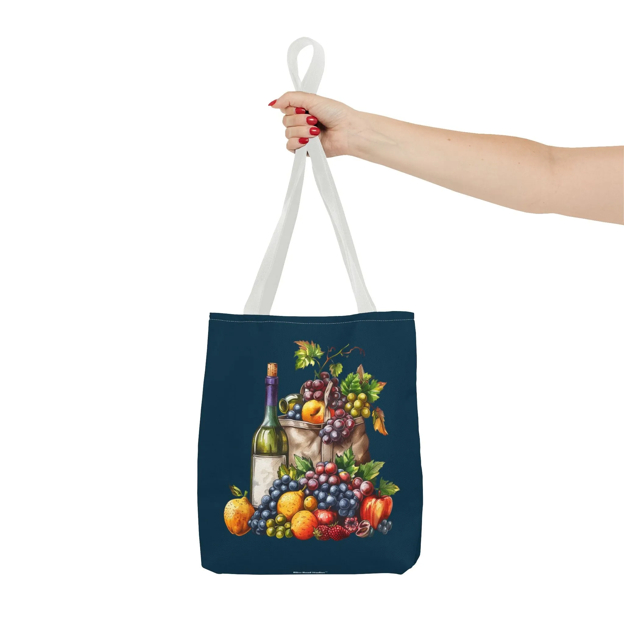 Midnight Harvest Tote Bag - Vineyard Elegance Meets Everyday Utility! Available in 3 sizes.