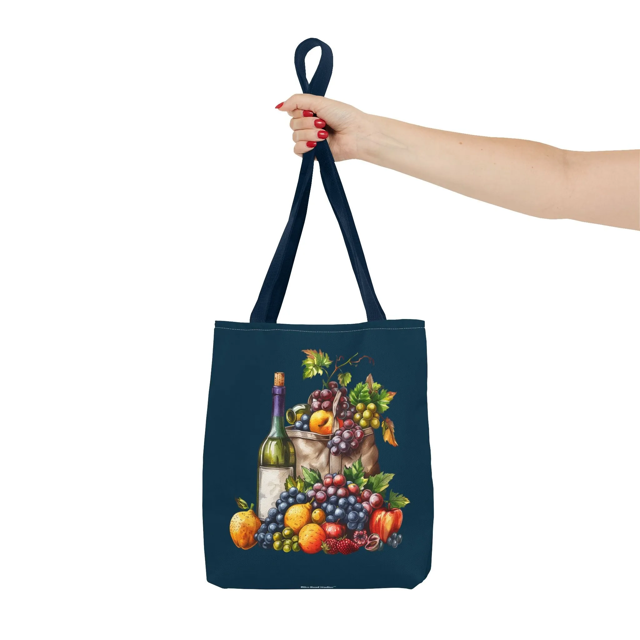 Midnight Harvest Tote Bag - Vineyard Elegance Meets Everyday Utility! Available in 3 sizes.